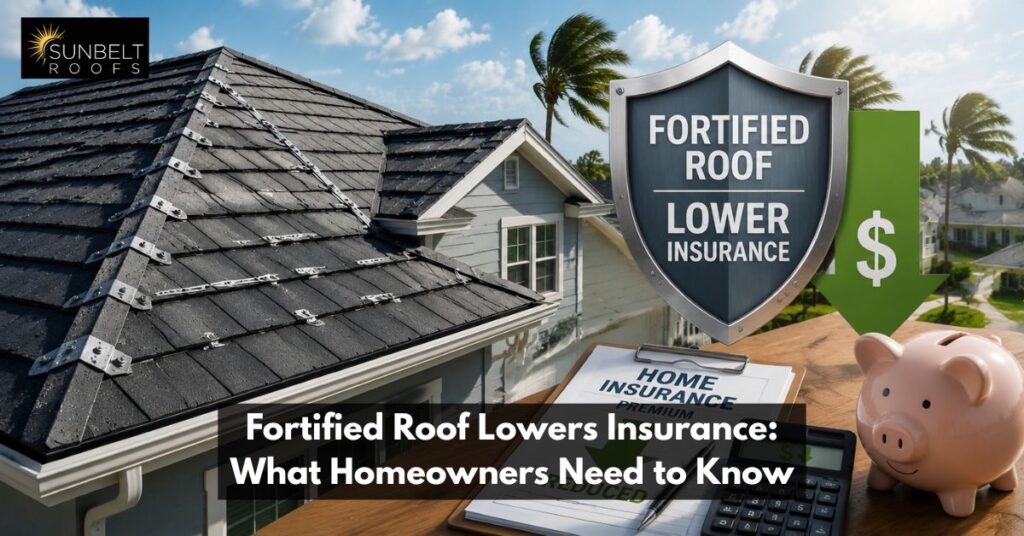 fortified roof lowers insurance