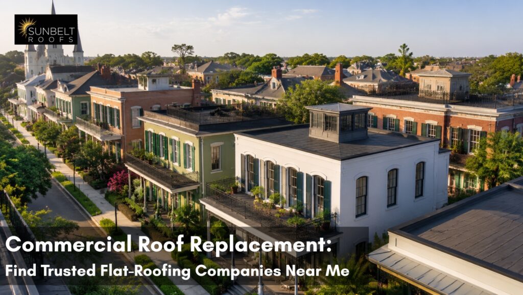 commercial roof replacement