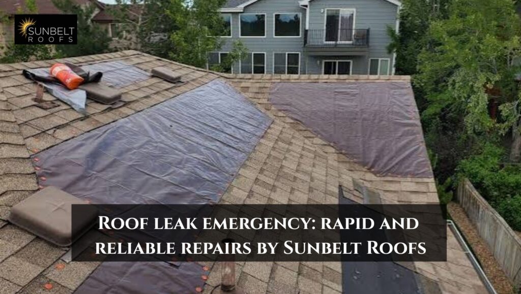 Roof leak emergency