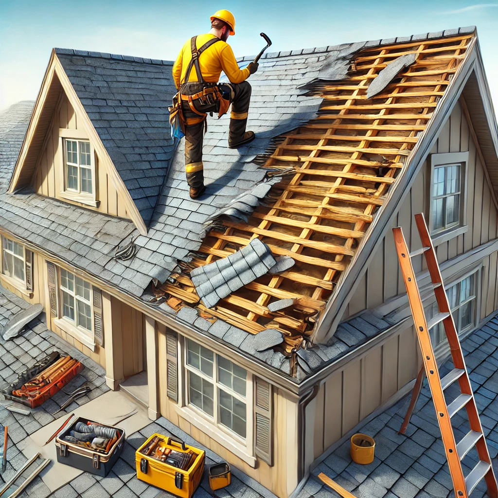 What should you do when your roof shingles are broken | Sunbelt roofs
