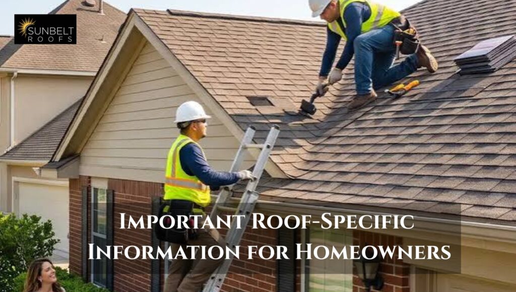 Roof-Specific Information for Homeowners