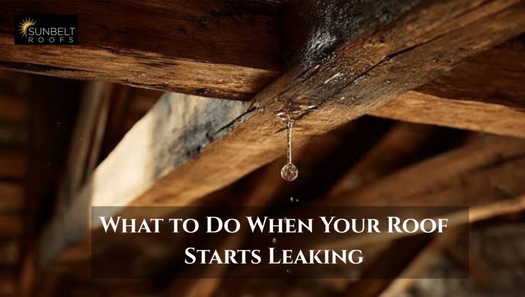 Roof Starts Leaking