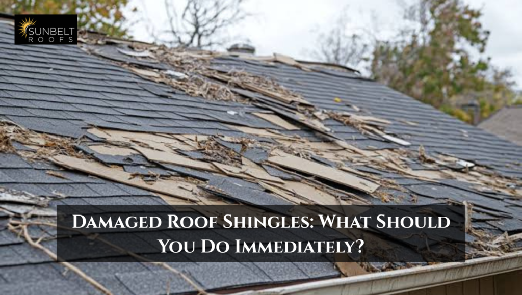 Damaged Roof Shingles