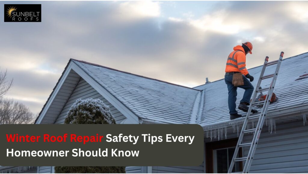 Winter Roof Repair Safety Tips