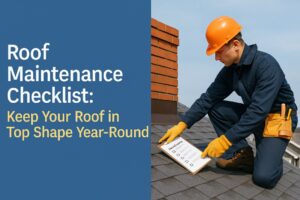 roof maintenance checklist