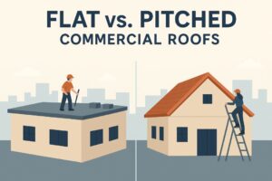 flat roof vs pitched roof