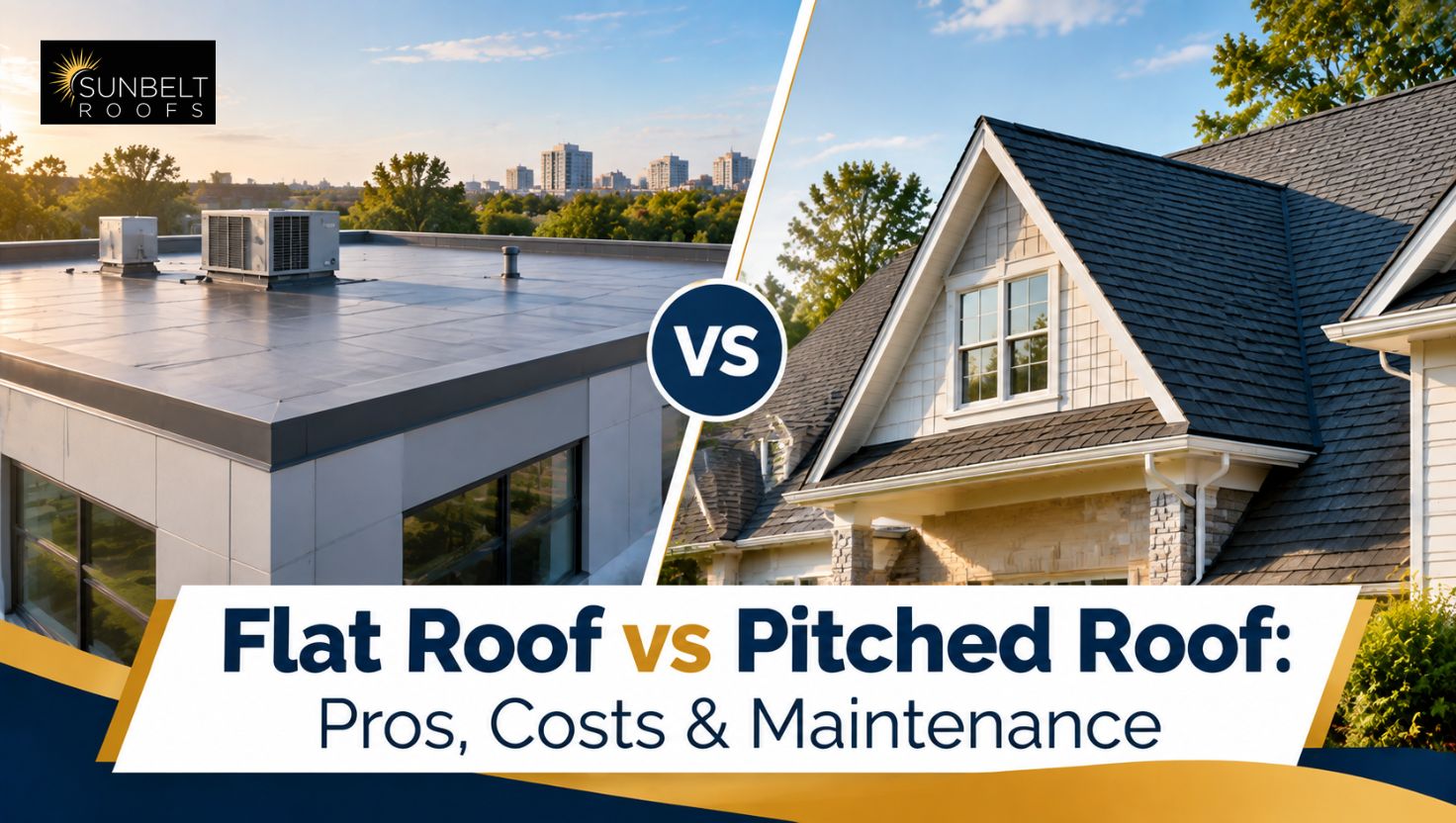 Flat Roof vs Pitched Roof