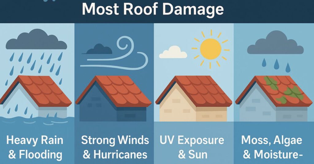 Most Roof Damage Cause