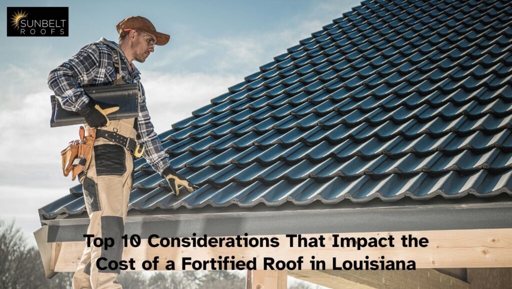 how much does a fortified roof cost