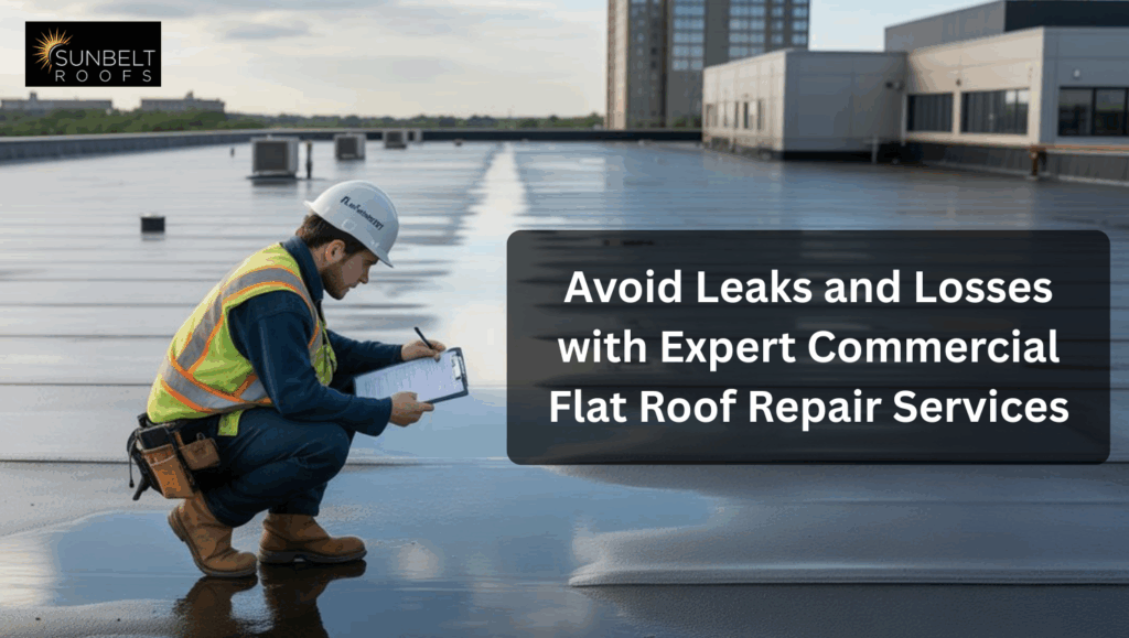 Avoid Leaks and Losses with Expert Commercial Flat Roof Repair Services