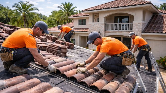 Brava Tile Roof Installation