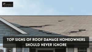 signs of roof damage
