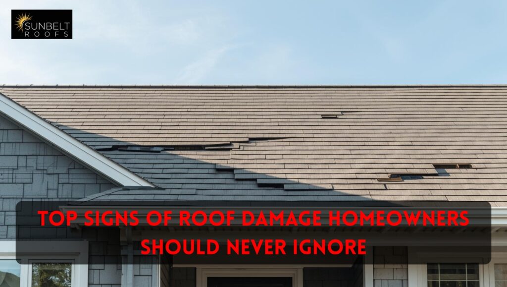 Signs of Roof Damage