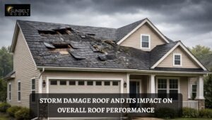 storm damage roof