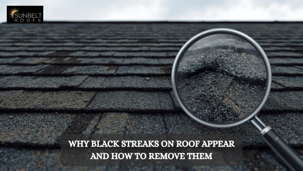 black streaks on roof