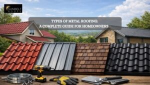 types of metal roofing