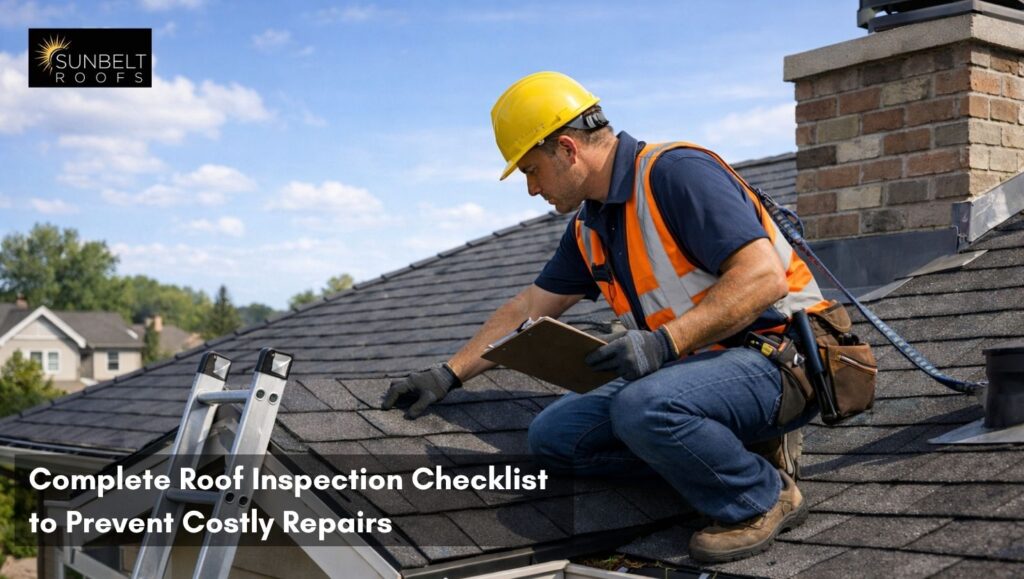 roof inspection checklist