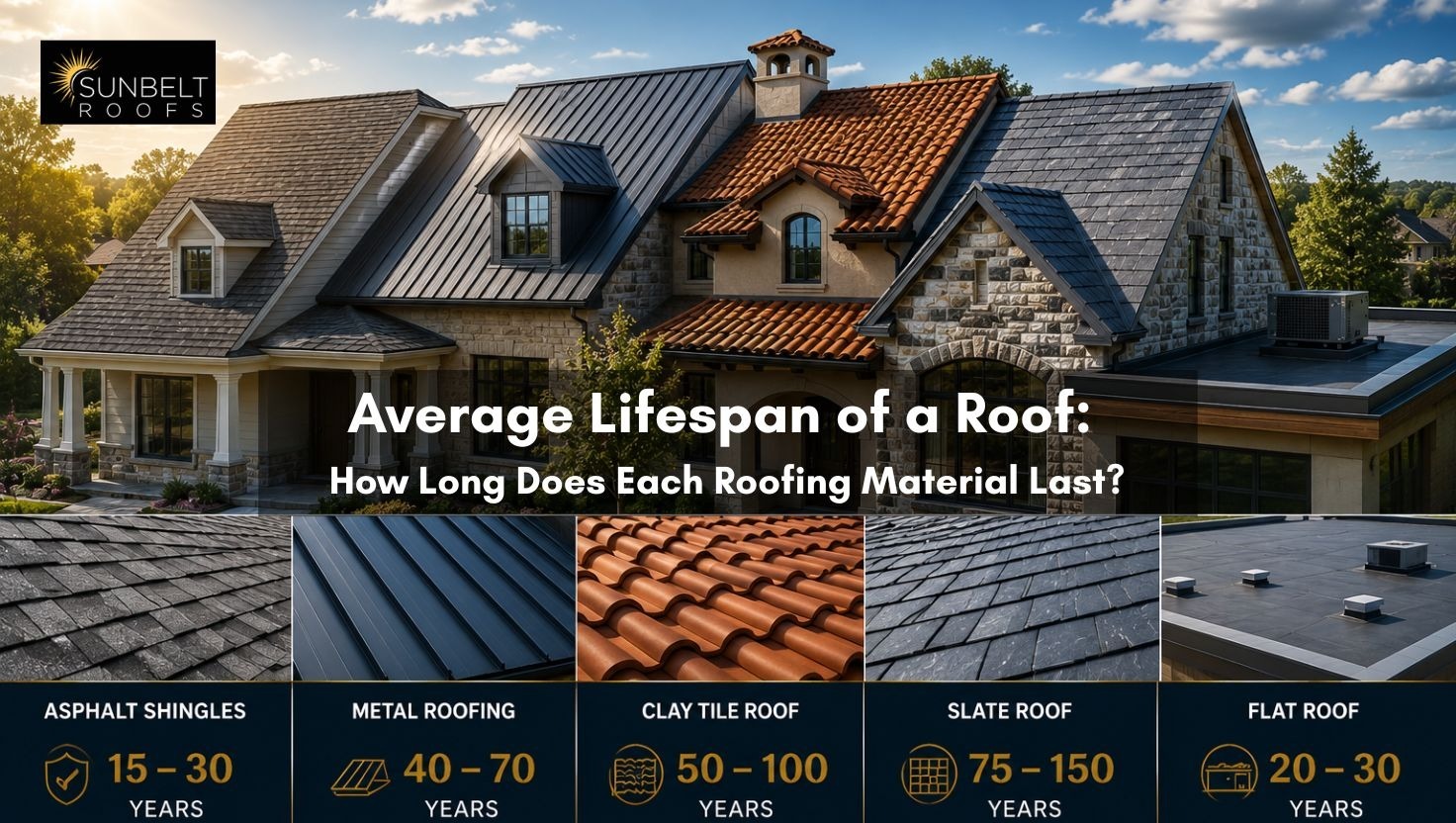 Average Lifespan of a Roof: How Long Does Each Roofing Material Last?