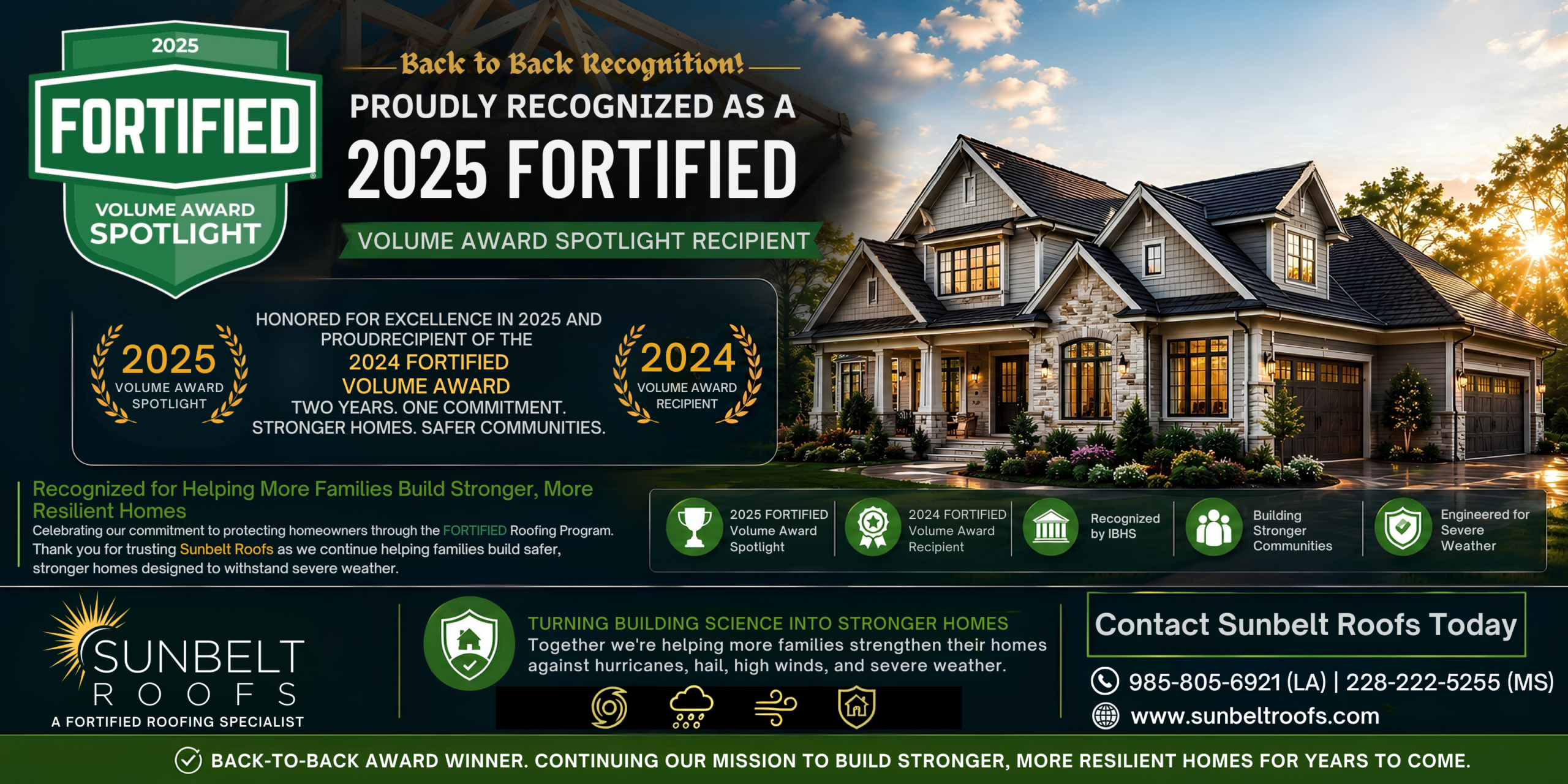 Roofers in Louisiana and Mississippi