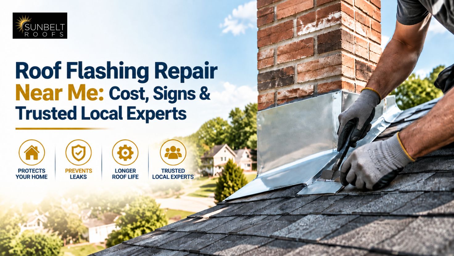 roof flashing repair near me