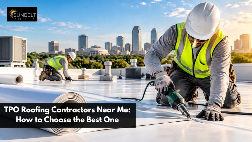 tpo roofing contractors near me