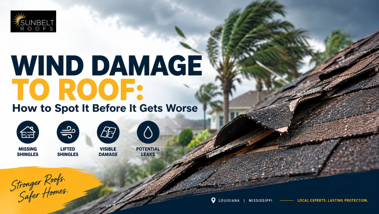 wind damage to roof